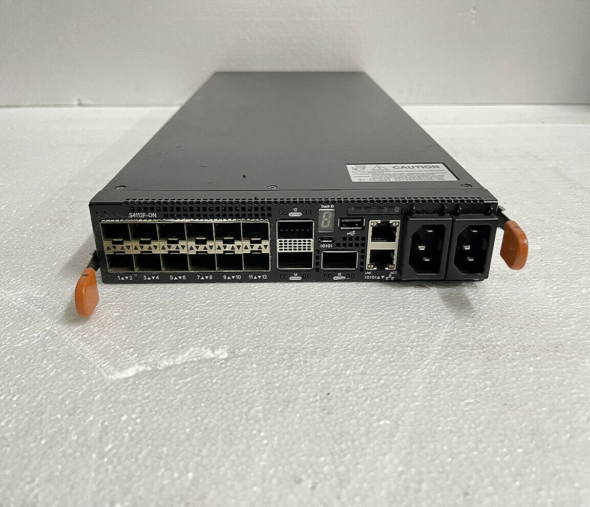 S4112F-ON 12x10G SFP + & 3x100G QSFP28 портов Ethernet-коммутатор