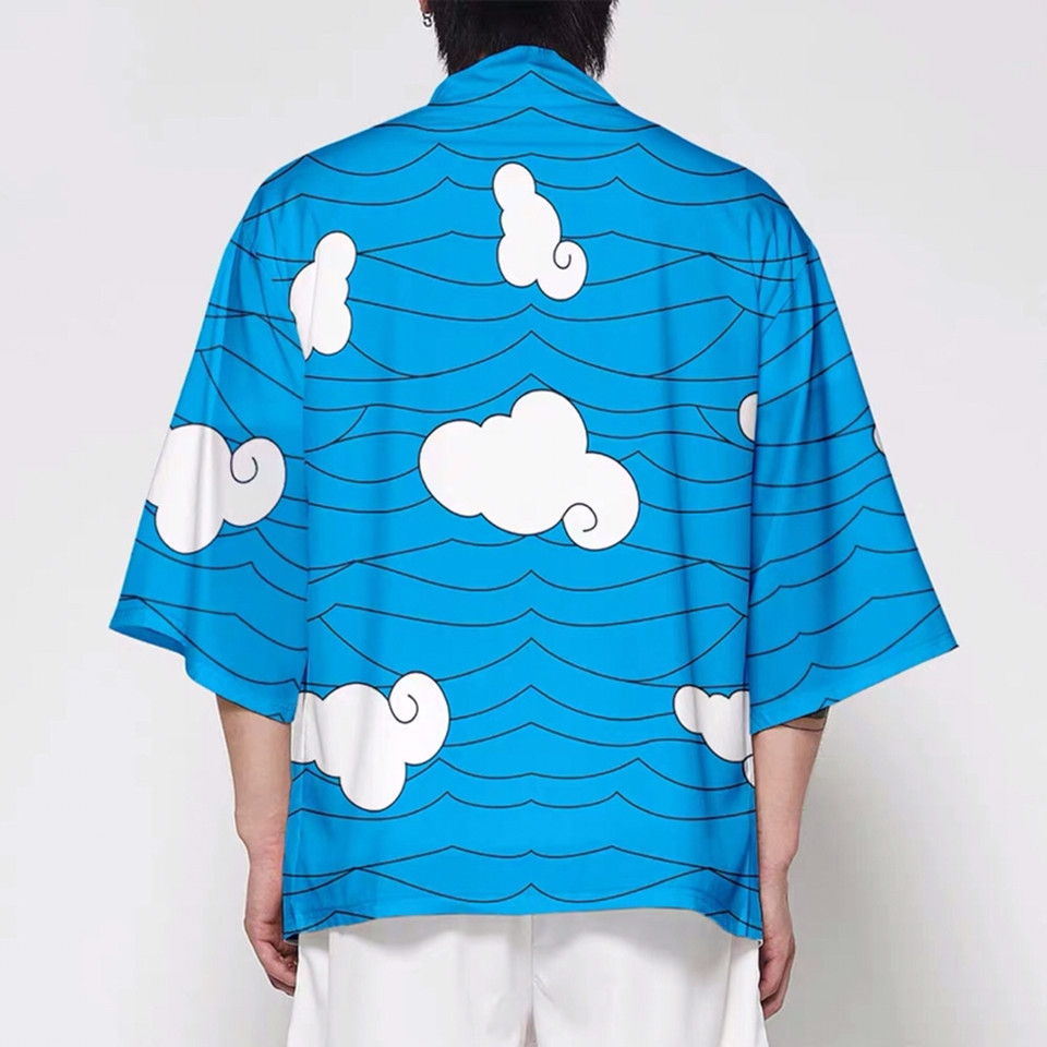 ecoparty Kids Boy Girl Kimono Cardigan samurai costume Batwing Sleeve Shirt