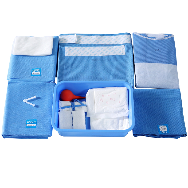 Professional Manufacture Surgical drape set Disposable Delivery Pack