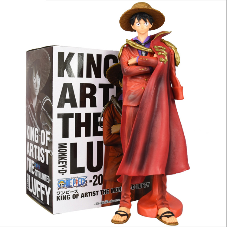 Цельная модель персонажа, красная одежда, обезьянка D. Игрушки-модели Luffy