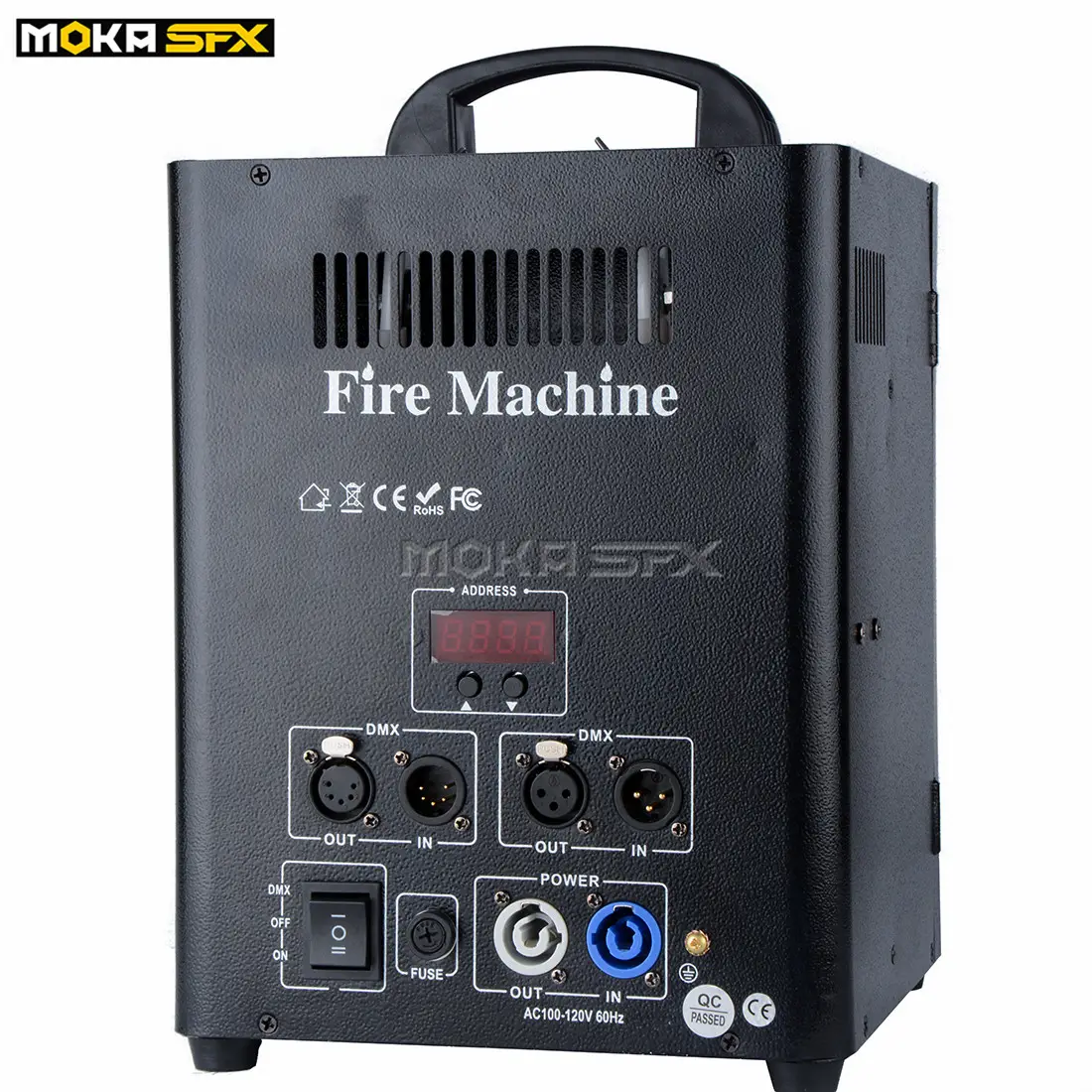 MOKA H-E02 Dual Way Flame Projector Fire Machine Stage Special Effect For DJ Party Wedding