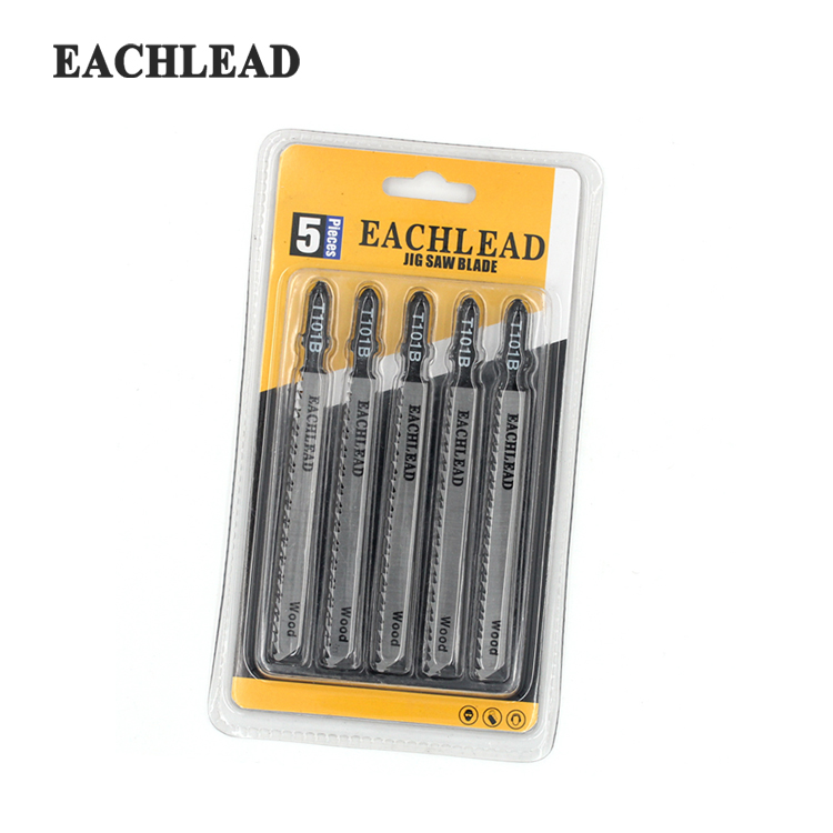 T101B Series T Shank Type Wood Cutter Jig Saw Blade 5pcs Set