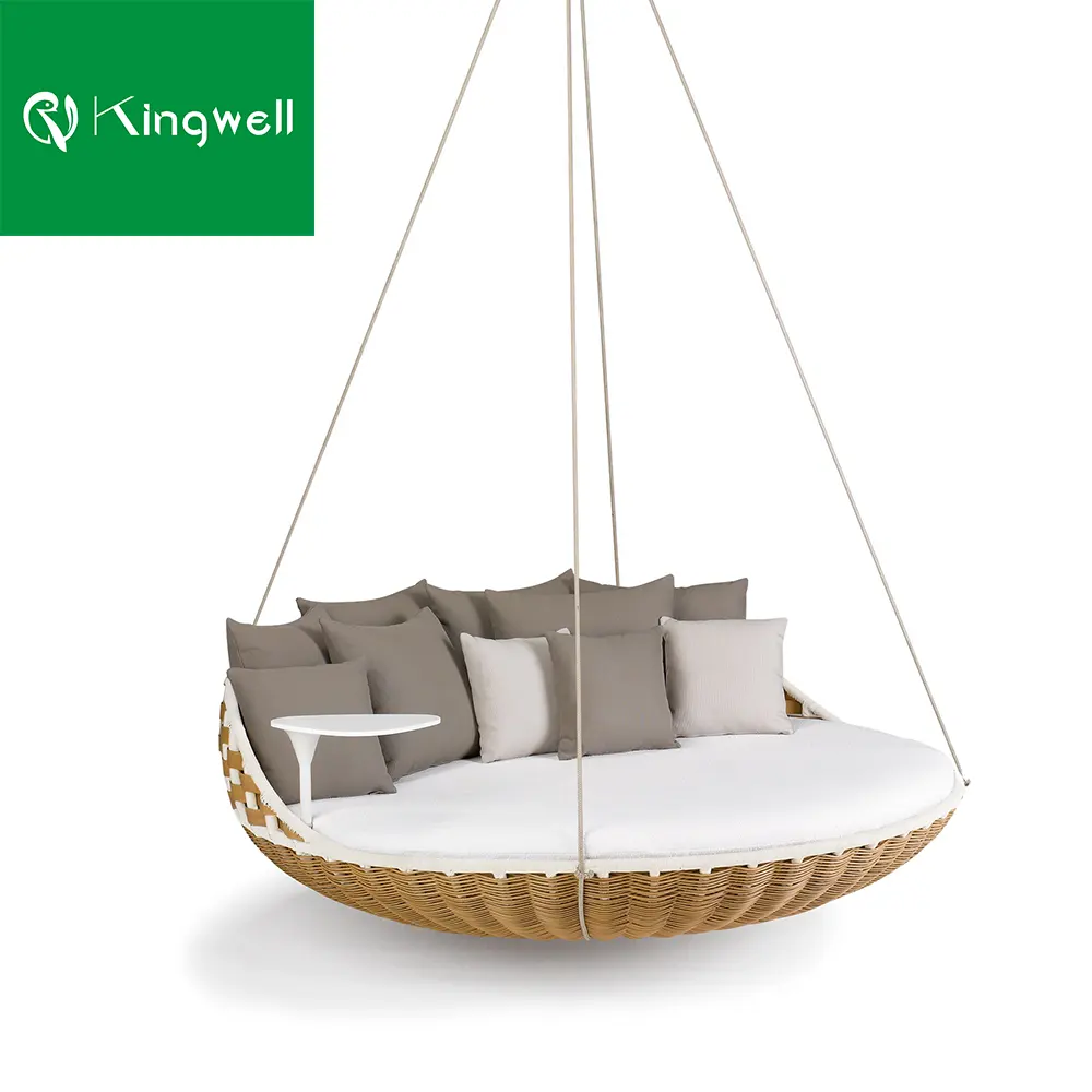 New product Hanging Patio Swings Chair rattan day bed outdoor furniture