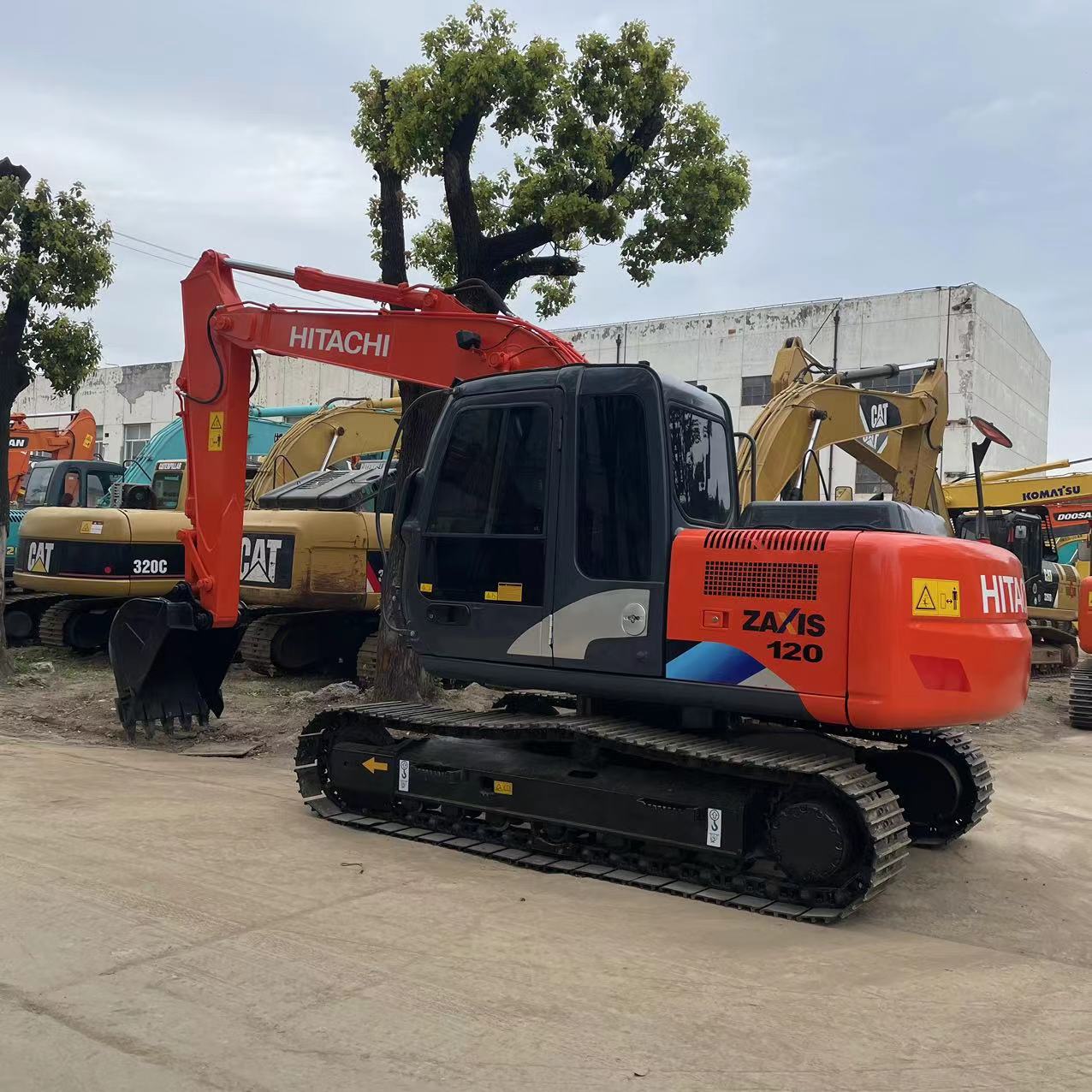 Высококачественный 12-тонный Экскаватор hitachi 120, хорошее состояние, экскаватор hitachi, используемый по низкой цене для продажи