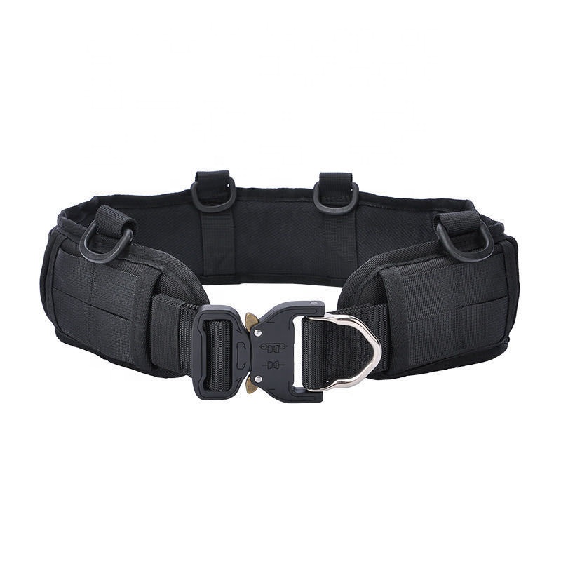 Outdoor Tactical Plastic Suspend MOLLE Belt CS Lift Training Riding Waist -Belt Quick Release Cummerbunds Belt
