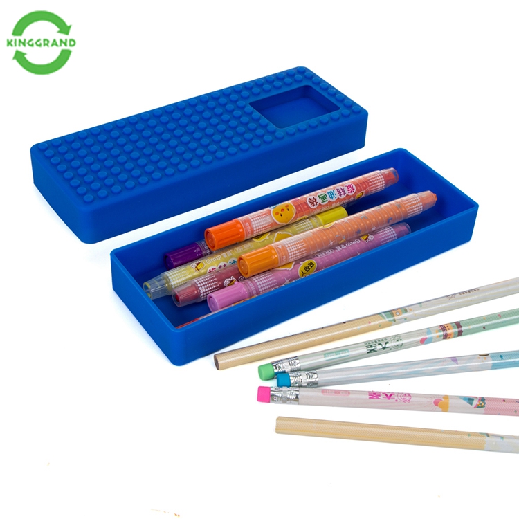 Силиконовая молния smiggle школьный складной Пользовательский логотип детский пенал сумка