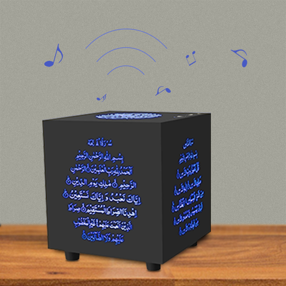 Equantu Коран плеер SQ802 с функцией FM 11 см красивый Коран куб динамик мусульманский подарок