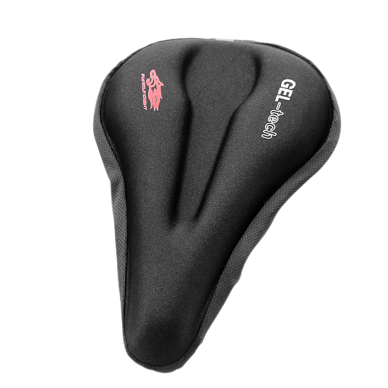 WOLFBASE 3D Soft Thickened Breathable Bicycle Saddle Seat Cover Comfortable Foam Seat Mountain Bike Cycling Pad Cushion Cove