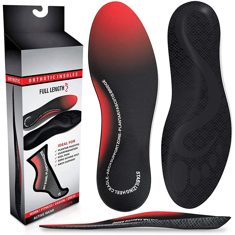 Полноразмерные ортопедические стельки Physix Gear Sport с поддержкой свода стопы, лучшие стельки для подошвенного фасциита, бега, плоскостопия