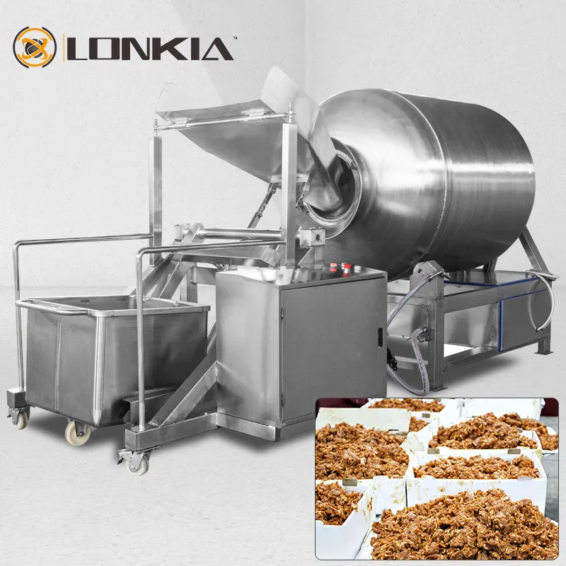 Lonkia Commercial Vacuum Meat Tumbler Marinator Chicken Marinating Mixing Tank Chicken Marinator Machine
