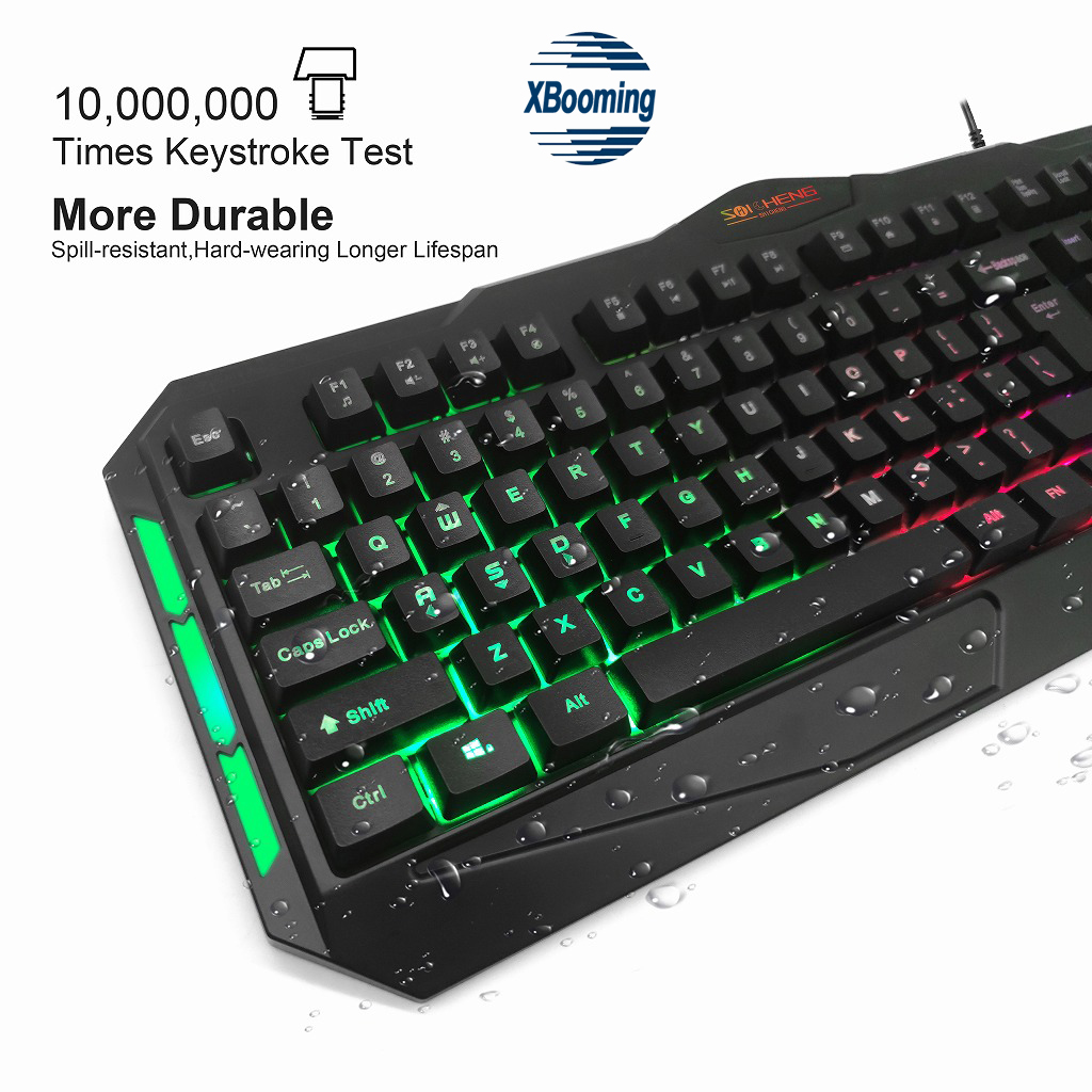 Новинка 2021, Высококачественная игровая механическая клавиатура и мышь RGB, 104 клавиш, клавиатура для компьютера и ноутбука