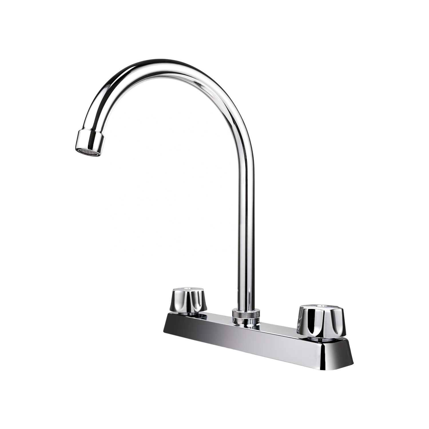 Hot Sell Dual Function Kitchen Tap Mixer Dual Handle Kitchen Taps Faucet Brass Body Taps Kitchen