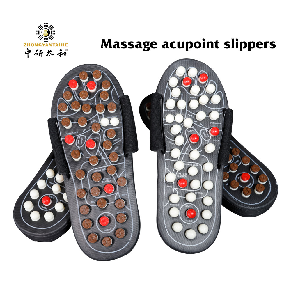 Foot Massage Slipper Shoes Tension Relief Bathroom Home Indoor Slippers Acupuncture Massager Reflexology Tools Massage Slippers