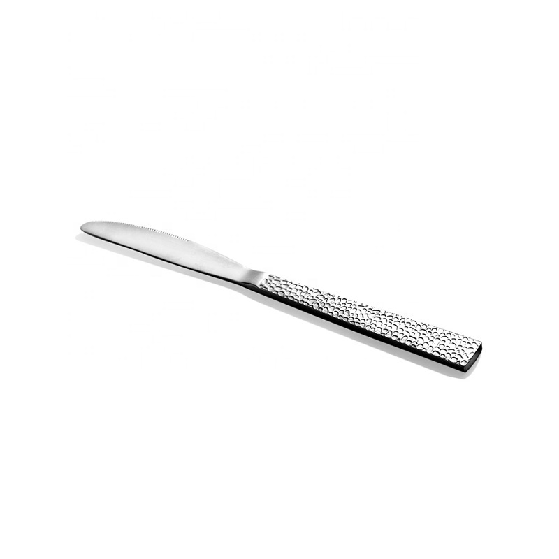 Stainless steel utensils mirror polished dinner knife for home hotel