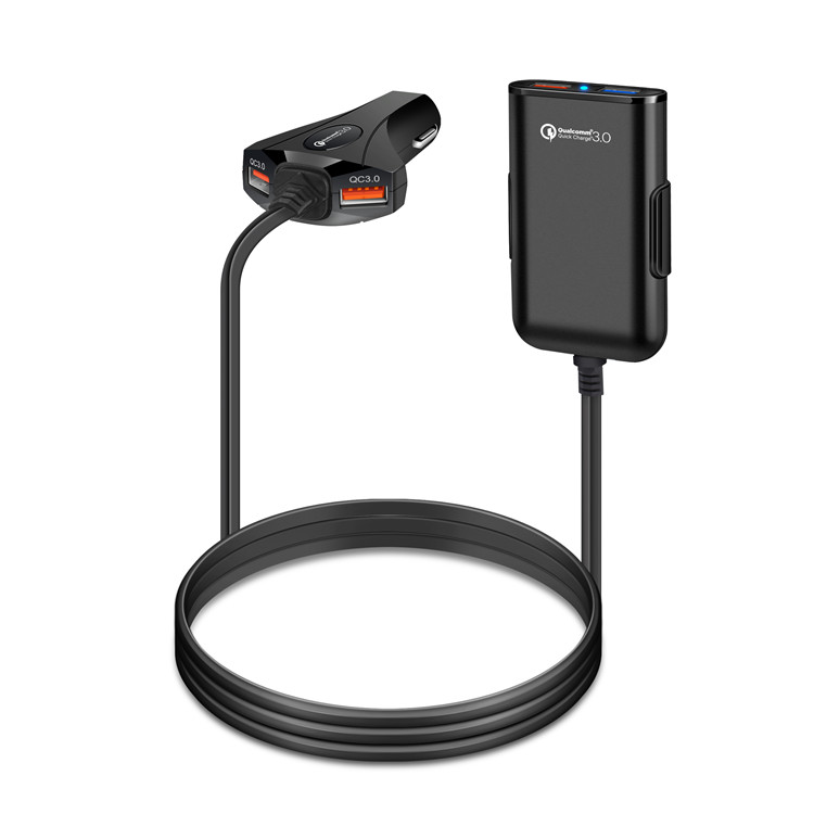 Автомобильное зарядное устройство qc3 0 С 4usb-портами