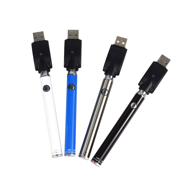 CBD 510 аккумуляторная батарея 350 мАч перезаряжаемая cbd vape pen kit с регулируемым напряжением