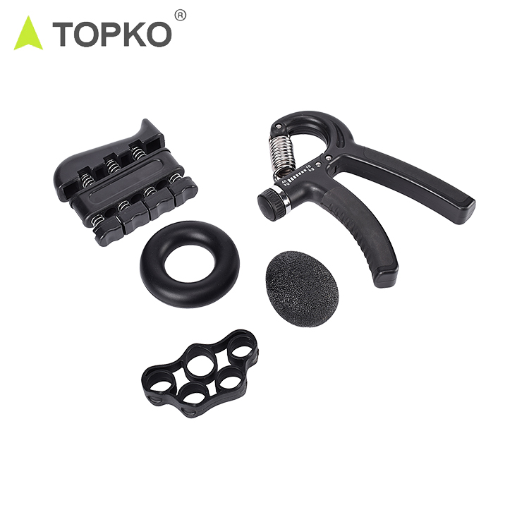 TOPKO Hot selling exerciser strength adjustable hand trainer robust finger training set
