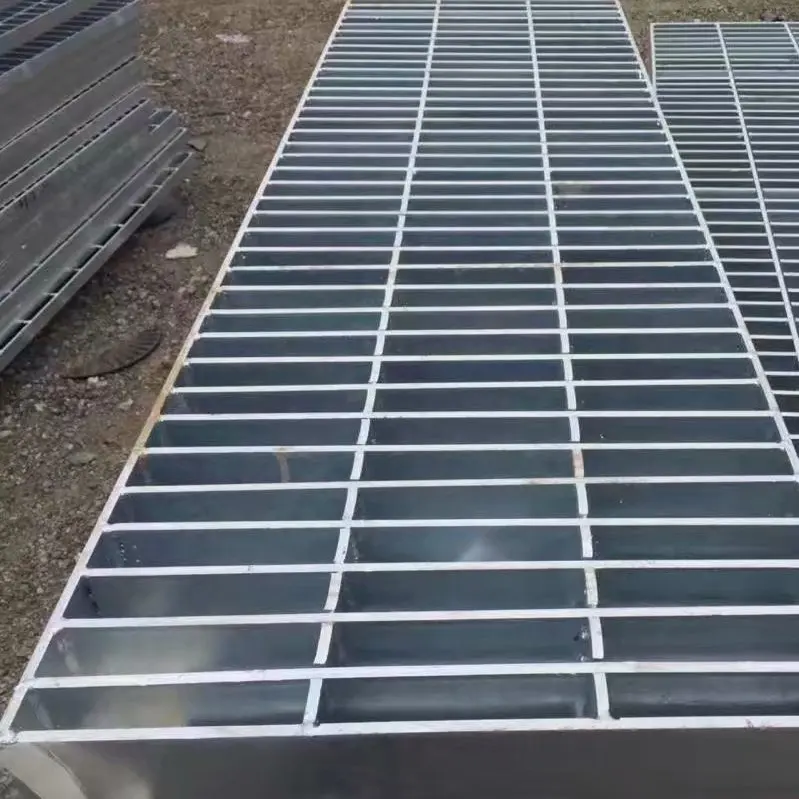 Steel Grating Anti-slip Serrated Drainage Covers Steel Gratings For Stair Trend And Metal Building Construction Materials