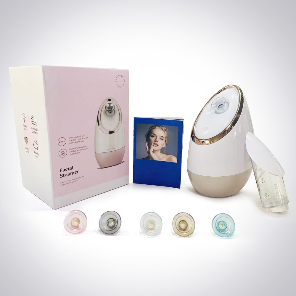 Custom Essential Oil mini portable 85 ml Nano Face Vaporizador Moisturizer Home Ionic Spa Machine professional Facial Steamer