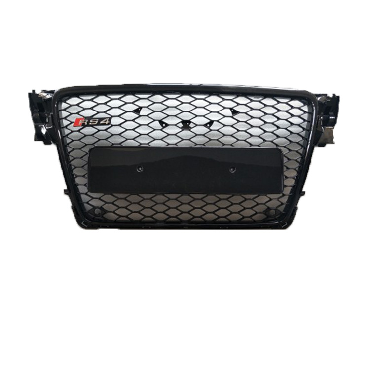 B8 RS4 Авто решетка Подходит для Audi A4 2007 2008 2009 2010 2011 2012 ABS решетка без логотипа