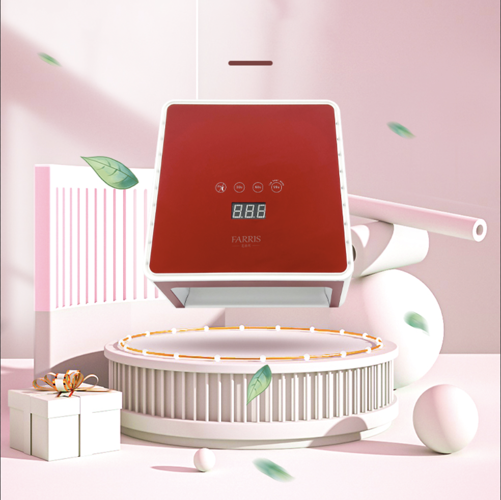 UV LED Nail Lamp 48W Professional Nail Dryer for Gel Nail Polish Curing Lamp with 4 Timer Setting Automatic Sensor LCD Display