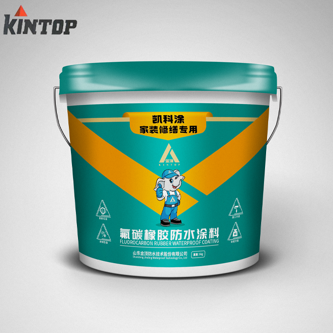 KINTOP PVDF Fluorocarbon Rubber Waterproof Coating high and low temperature resistance/ cold construction/direct exposed use