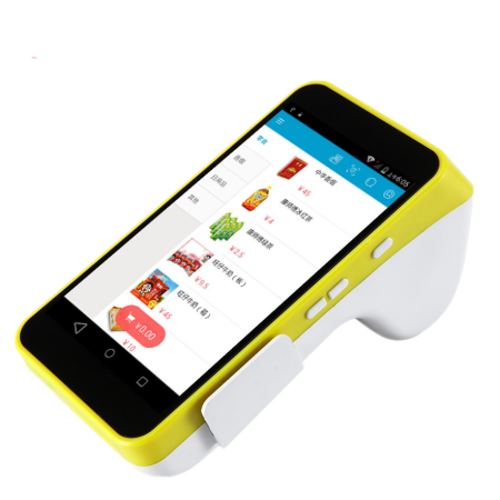 5,5 дюймовый емкостный сенсорный экран android os pos терминал портативный pda со встроенным принтером JP-A5 android термальный pos-принтер