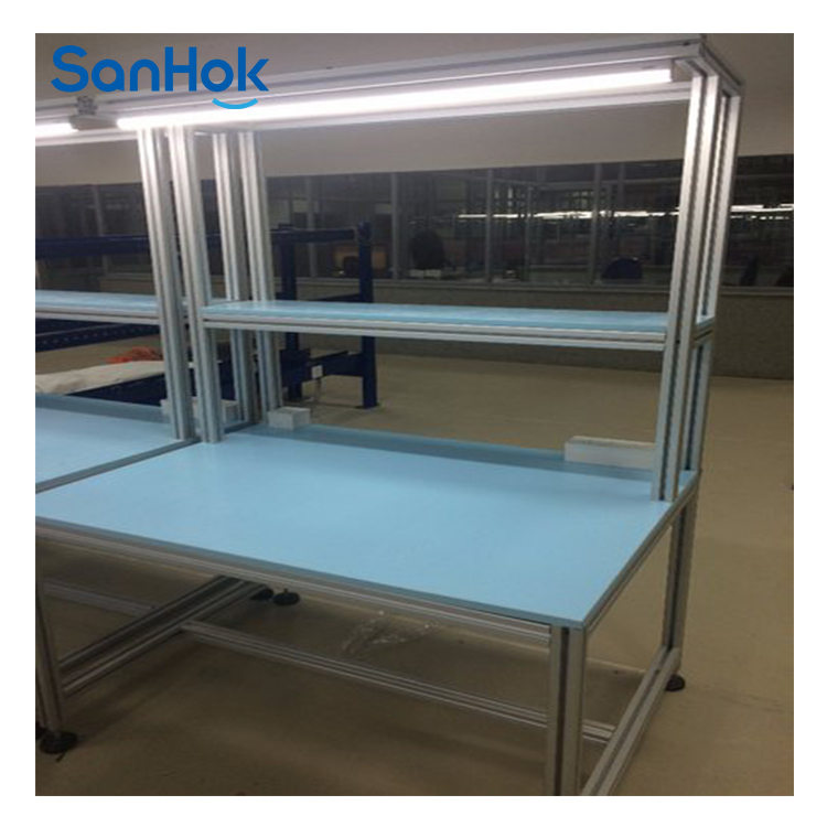 Movable Aluminum Profile Drawer Workbench For Factory Workshop