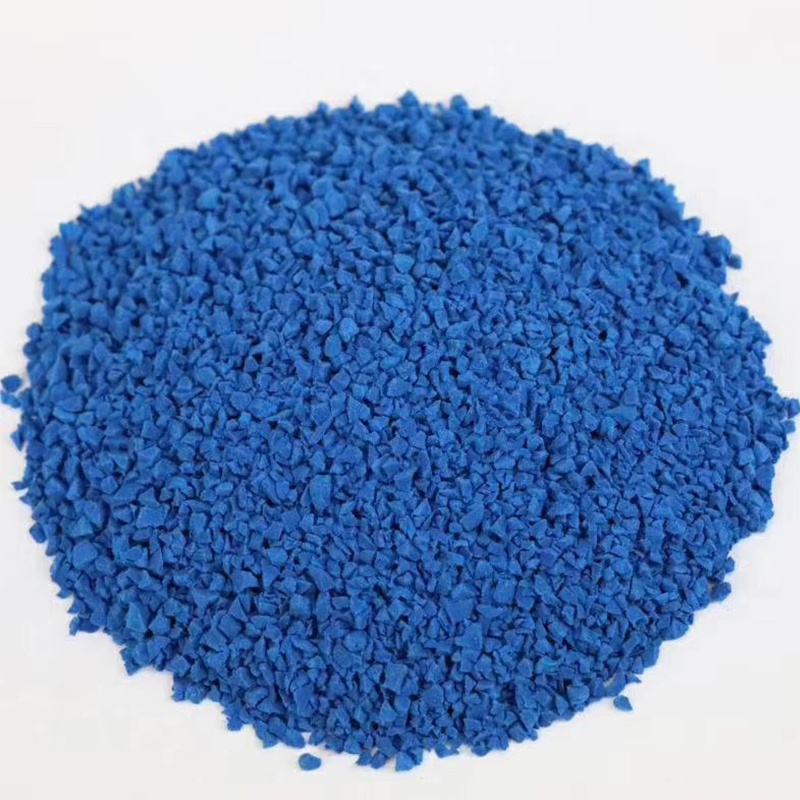 High quality Eco-friendly EPDM rubber granule Color fadeless rubber granule for sports field high gel content epdm granule