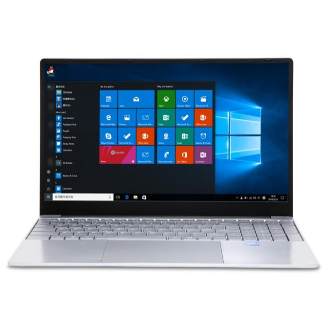 Ноутбук 15,6 дюйма, алюминиевый корпус, Intel Celeron J3455 Quad Core 8 Гб RAM + 128 Гб SSD, 1920*1080 FHD IPS экран, компьютер