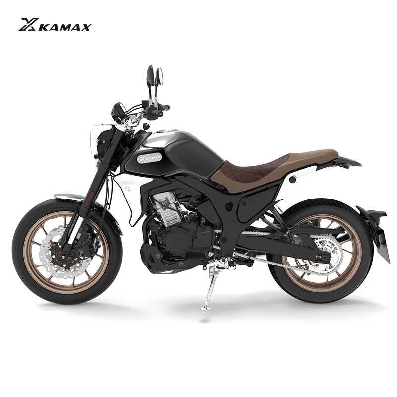 KAMAX China Motorbikes 400cc Vintage Street motor scrambler Antique and Modern Classic Vintage Motorcycle motos retro modernas