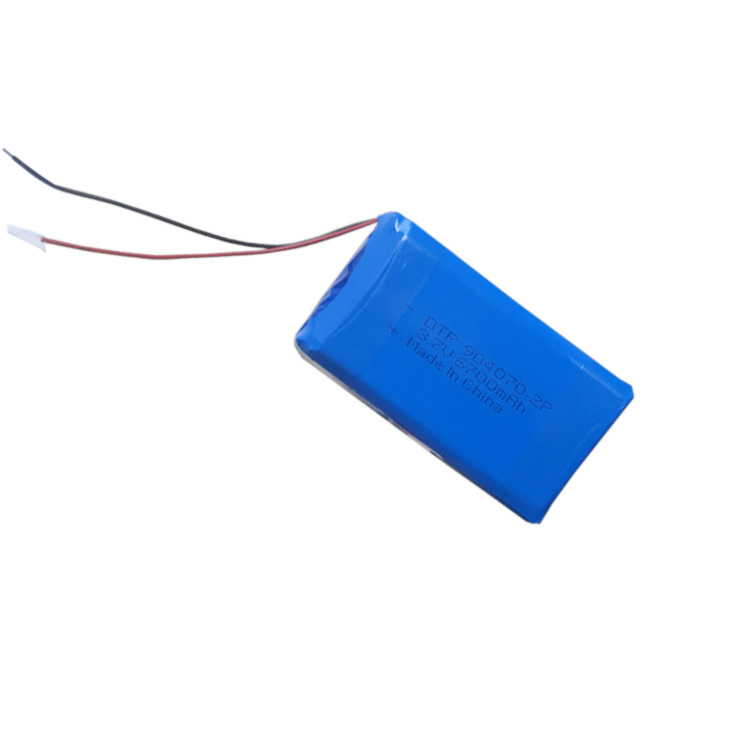 3,7 v 2P параллельный 6700mah перезаряжаемый литиевый аккумулятор для электронных игрушек