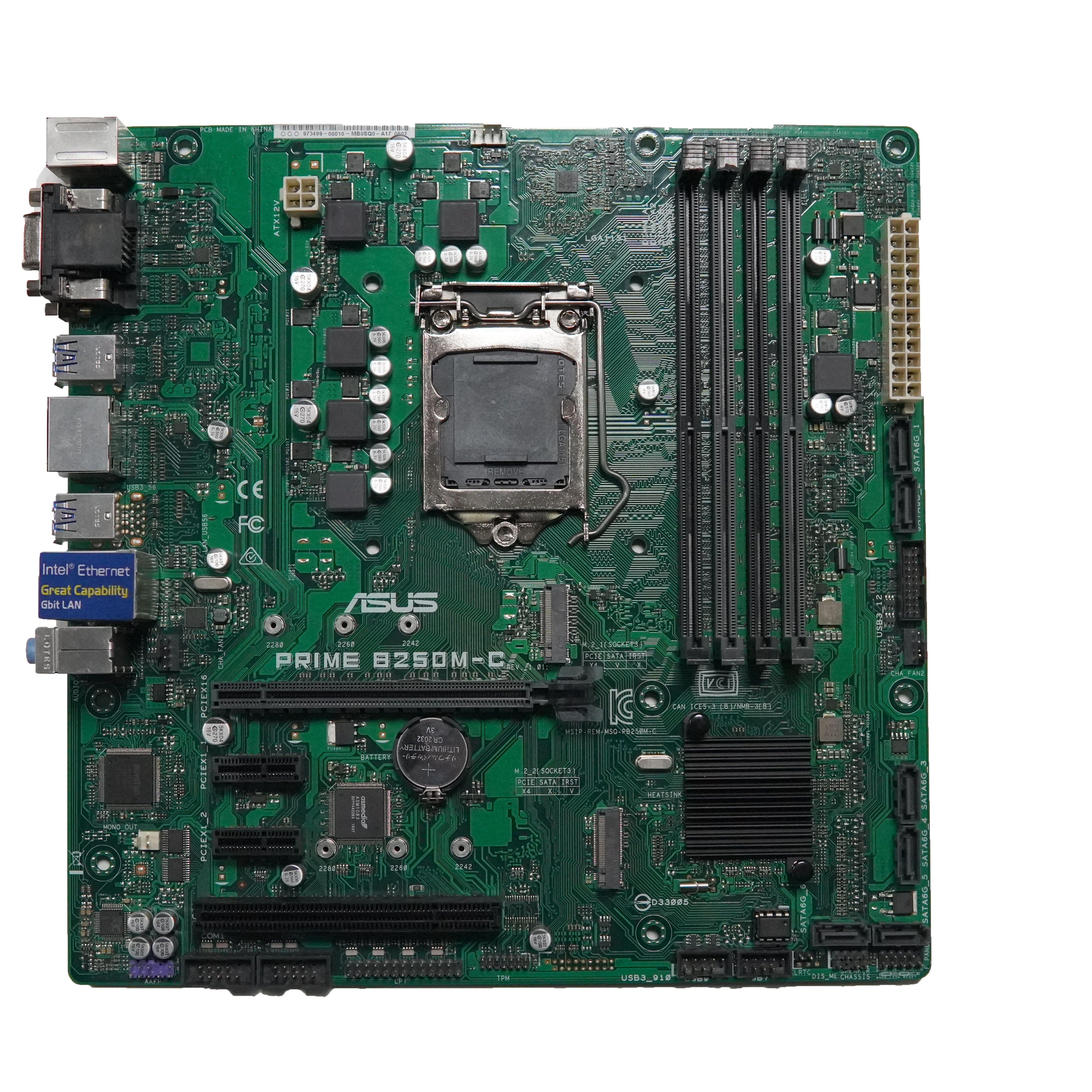 Brand NEW For ASUS B250M-C Desktop motherboard supports DDR4 LGA 1151 64GB