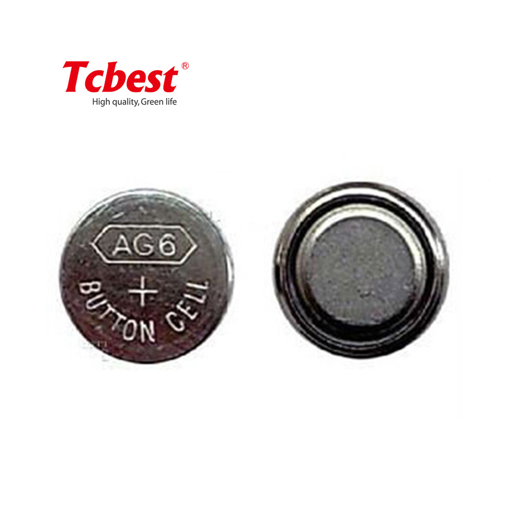 2021 Шэньчжэнь завод Tcbest оптовая продажа 0% Hg Щелочная кнопочная ячейка 1,5 V AG6 LR69 LR171 LR920
