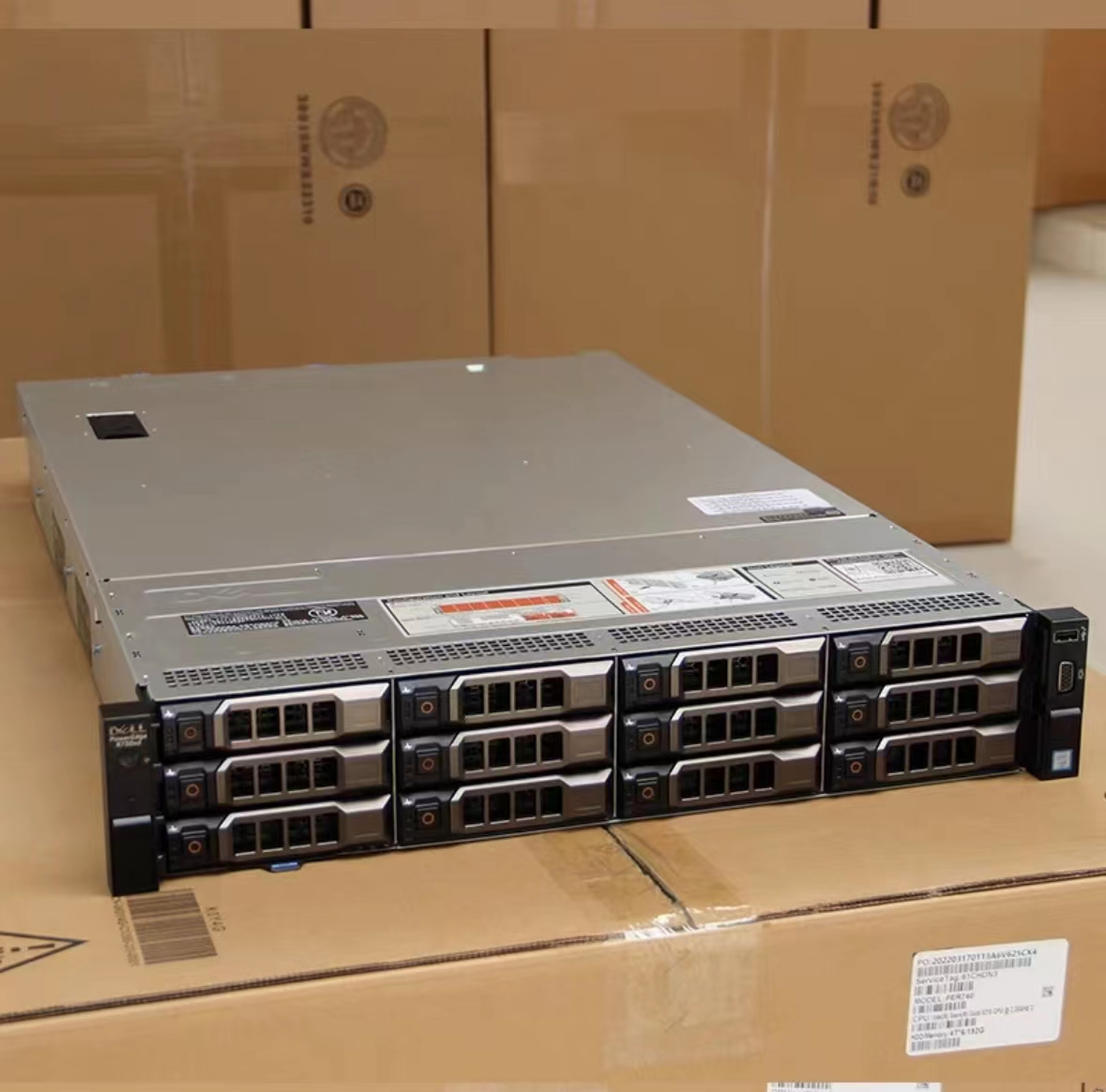 Хорошая цена, оригинальный компьютер PowerEdge R730xd 2U, стойка-сервер
