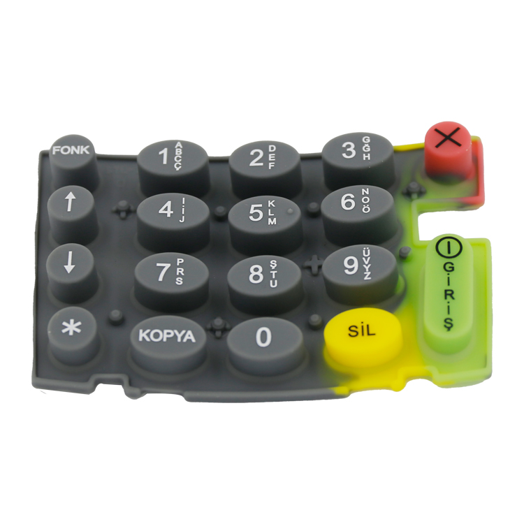 Dongguan Manufacturer Conductive Pill Silicon Rubber Matrix Keypad