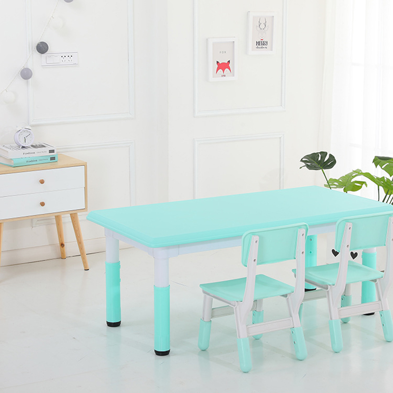 Kids Study Table Desk and Chair Children Kindergarten Preschool Playroom Activity Table desk chair children