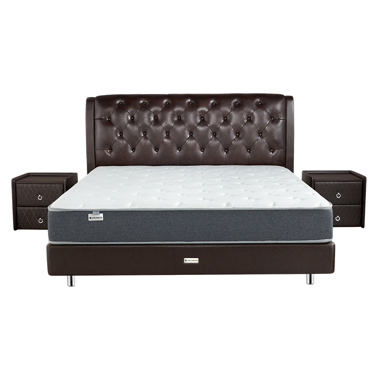 Direct sale modern wood bed bedroom furniture double bed wooden bed