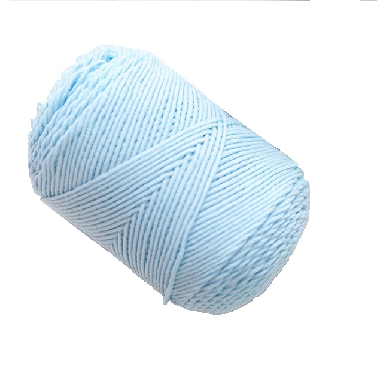 For Weaving Blended Knitting Crochet Rainbow Cotton Yarn