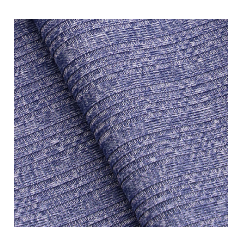 High stretch 44% Nylon 38% Polyester 18% spandex rib men's T-shirt fabric
