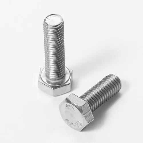 Galvanized steel hex bolt DIN933 bolts and nuts M4 M6 M8 boulon roscas 8.8 M12 M16 M18 parafuso sextavado M20 M24 for door ro
