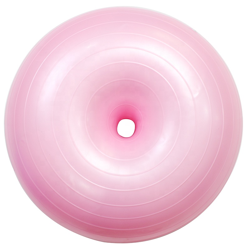 Thicken Inflatable Anti-Explosion Balance Trainer Ball Students Donut Gym Ball 50cm Fitness Equipment Training Fitness Ball