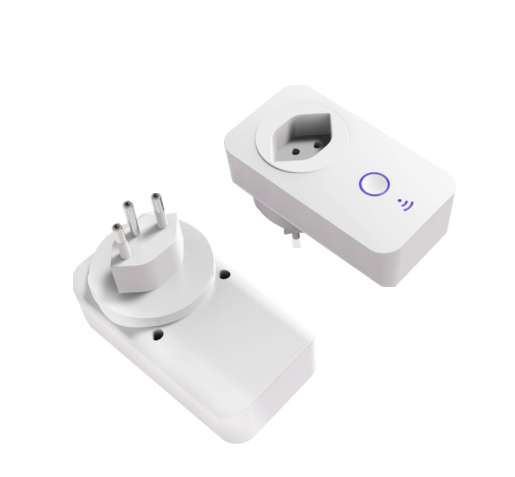 Swiss type бразильский Тип wifi smart single plug 2300W 10A AC110-240V с монитором энергии