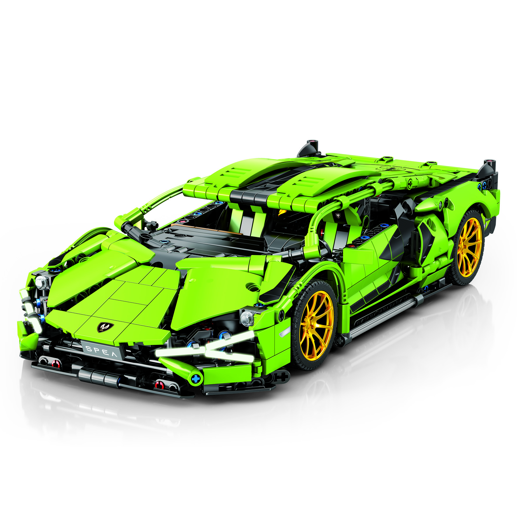 MJ 8600 China Factory Sale Remote Car Bricks Toys Luxury Car Model Assembly Building Block Sets For Kid's Educational