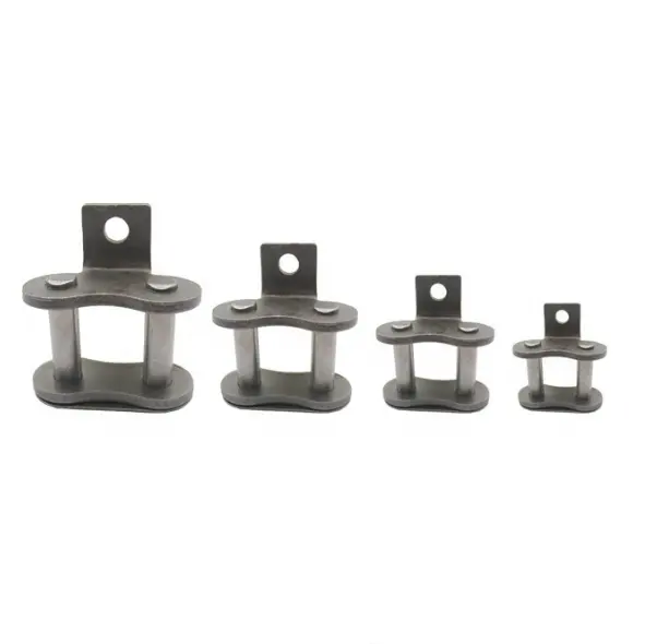 08A 08A-A1 08B 08B-A1 ANSI40-1-A1Connecting link with open spring clip conveyor chain attachments part chain link