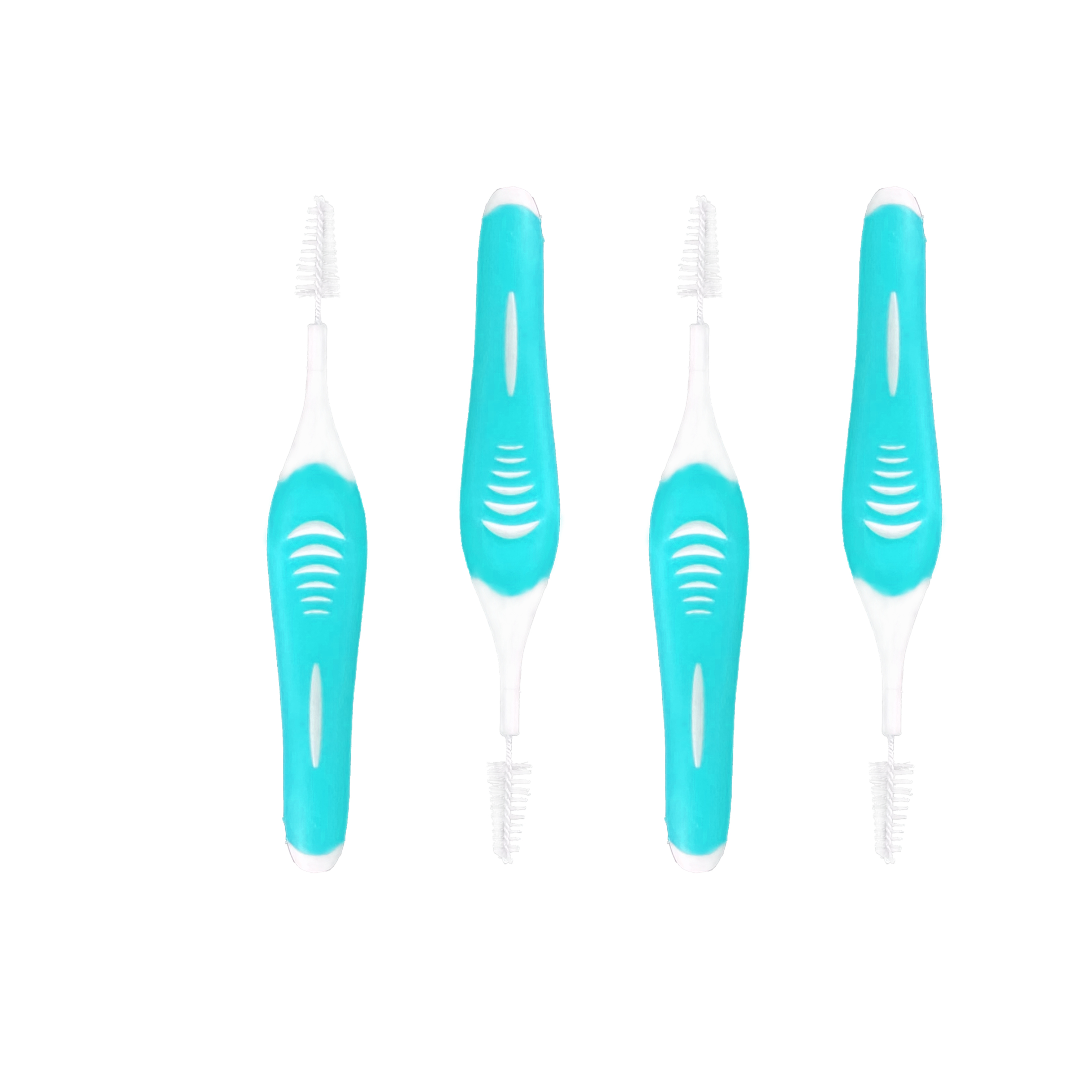 Manufacturers recommend buying high quality colorful rubber intertooth brushes with a flat handle in a variety of colors
