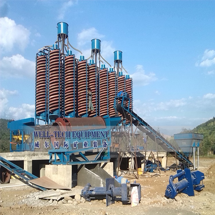 Горный завод Coltan, горный завод sprial chute Gangdong, горное оборудование от производителя