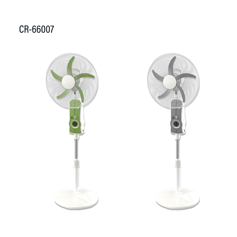 Changrong 16 inch stand fan with remote control rechargeable floor fan tower & pedestal fans with led light