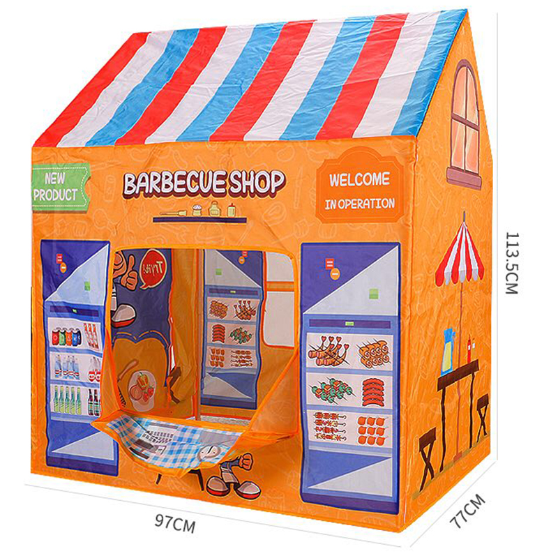Оптовый закрытый складной ролевая игра фрукты детский домик Игрушки Pop Up Игровая палатка домик для детей