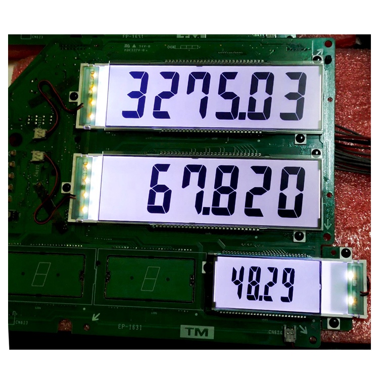 Пользовательские 40 56 66 70 вытащить шпильку 4 5 6 7 значный сегмент liqued с украшением в виде кристаллов дисплей PCB топливораздаточные колонки: ЖК-дисплей для топливораздаточной колонки насос